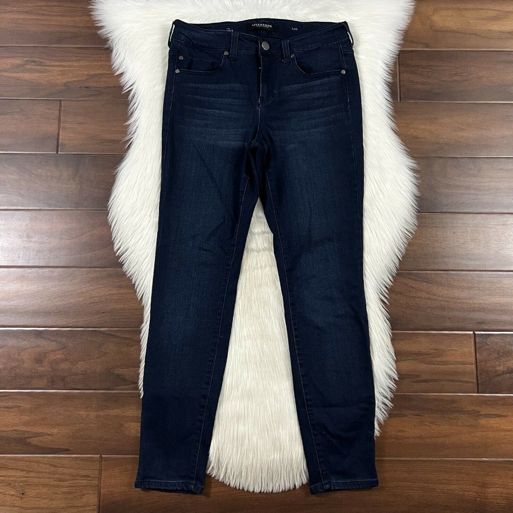 Liverpool Women's Size 14 W Dark Stone Wash The Skinny Denim Jeans
